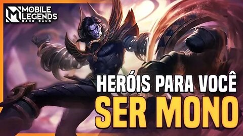 5 BONS heróis pra ser MONO | Season 25 | MLBB