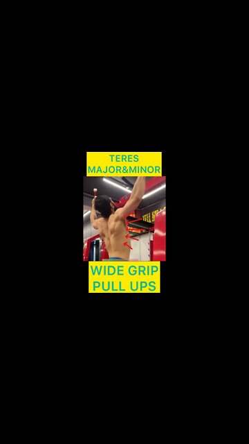 WIDE GRIP PULL UPS #shorts #youtubeshorts