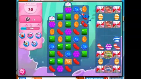 Candy Crush Level 749 Talkthrough, 25 Moves 0 Boosters