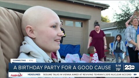 A birthday party for a good cause