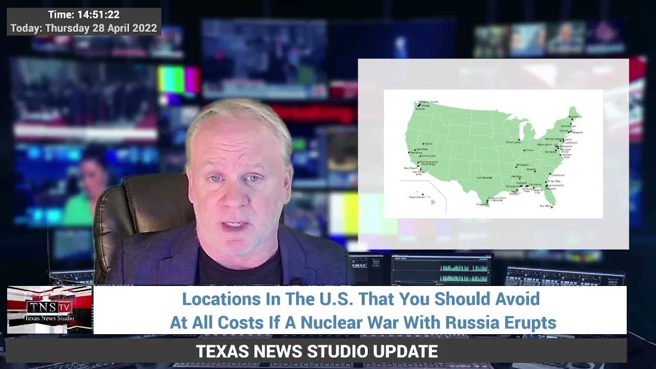 YOU DON'T WANT TO BE IN THESE US LOCATIONS WHEN THE NUKES START FLYING !