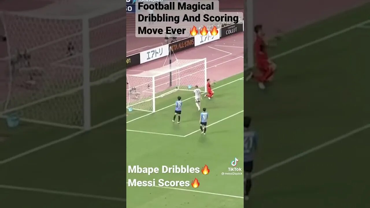 Football Magical Dribbling And Scoring Move Ever 🔥🔥🔥#shorts - @messi2quick