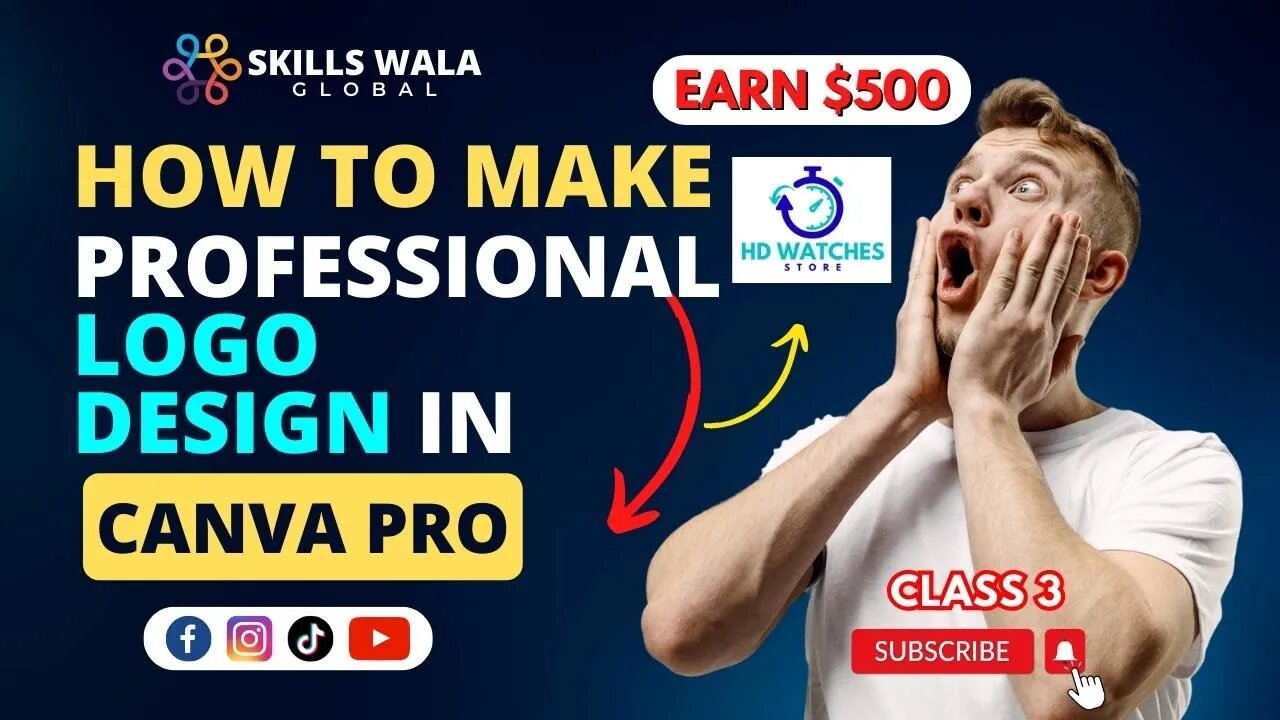 How to Make $1000 Without Investment by Canva| Skills Wala Class#3| Earning With Canva Pro