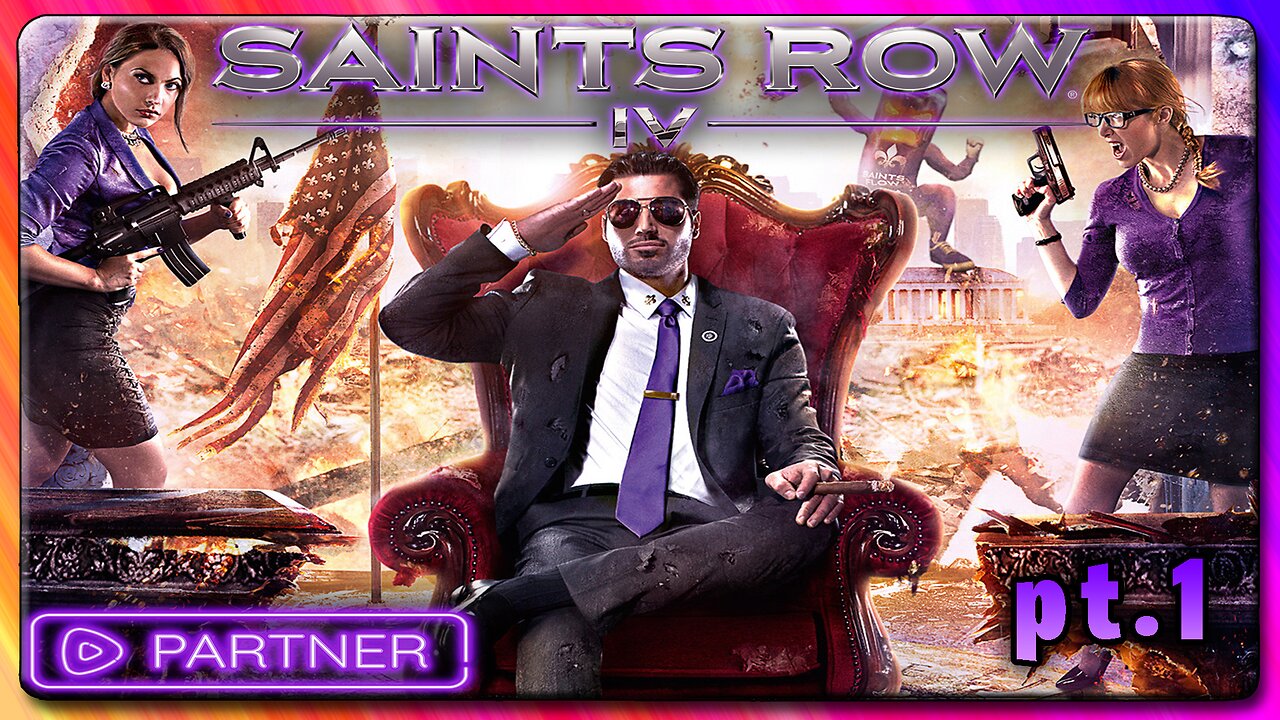 🟣SAINTS ROW IV PT 1. VIRTUAL INSANITY 🟣!MENU !DISCORD !CLIP🟣