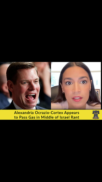 Alexandria Ocrazio-Cortex Appears to Pass Gas in Middle of Israel Rant