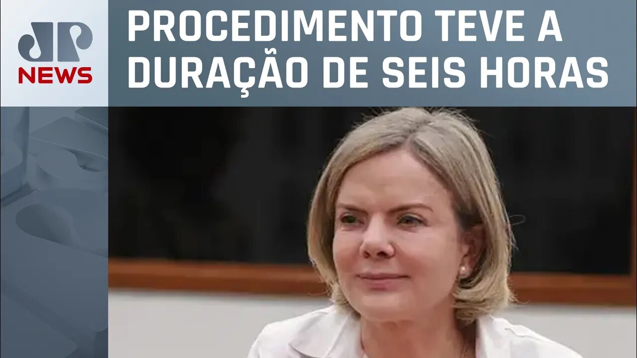 Cirurgia cardíaca de Gleisi Hoffmann é bem-sucedida