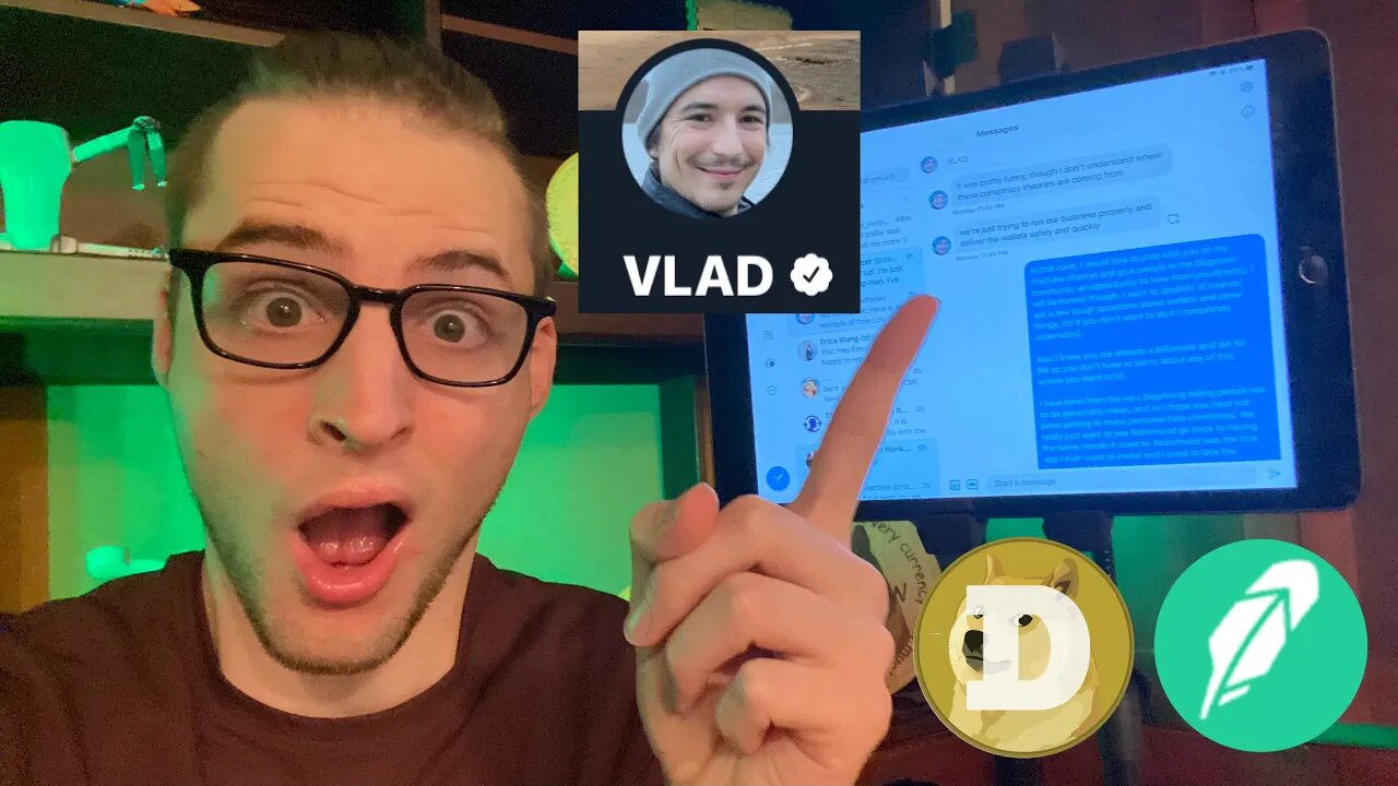 Robinhood CEO Just Messaged Me ⚠️ Dogecoin VS Vlad Tenev PT 2 ⚠️