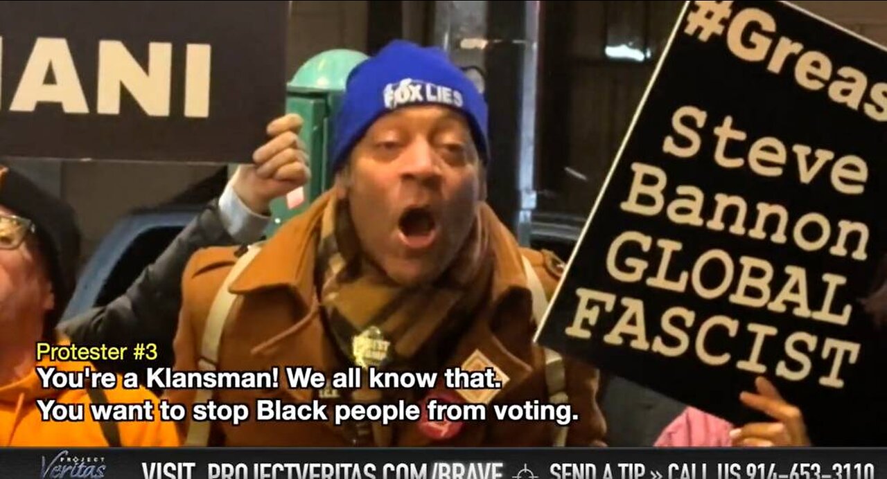 James O’Keefe Confronts Deranged Protesters In New York City