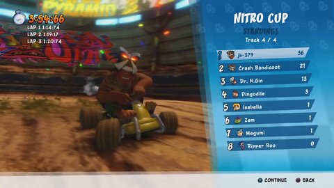 Crash™ Team Racing Nitro-Fueled (PS4) - Nitro Cup (Medium) - Papu Papu