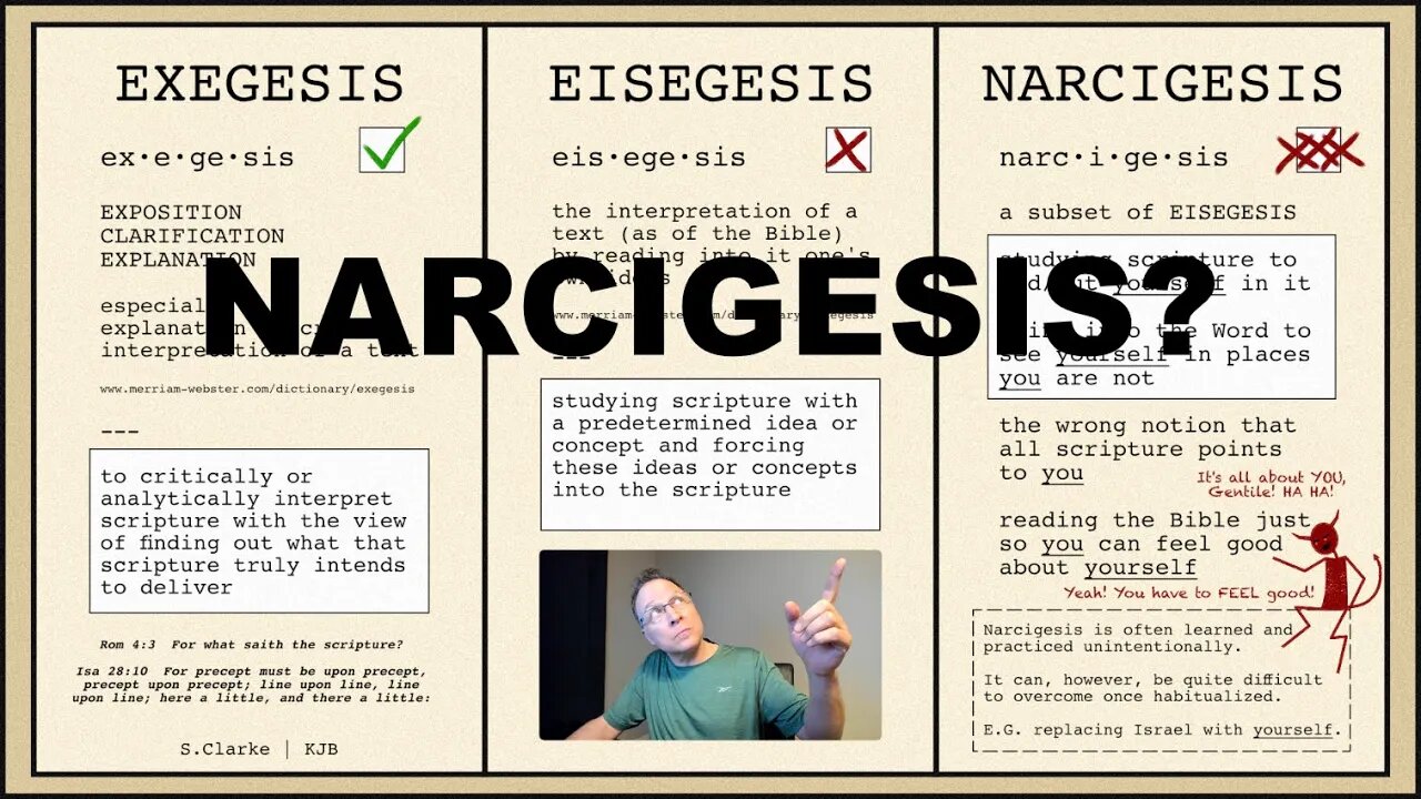 NARCIGESIS | The single biggest problem with Christianity