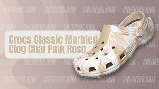 Crocs Classic Marbled Clog Chai Pink Rose - 206867-2YA - @SneakersADM