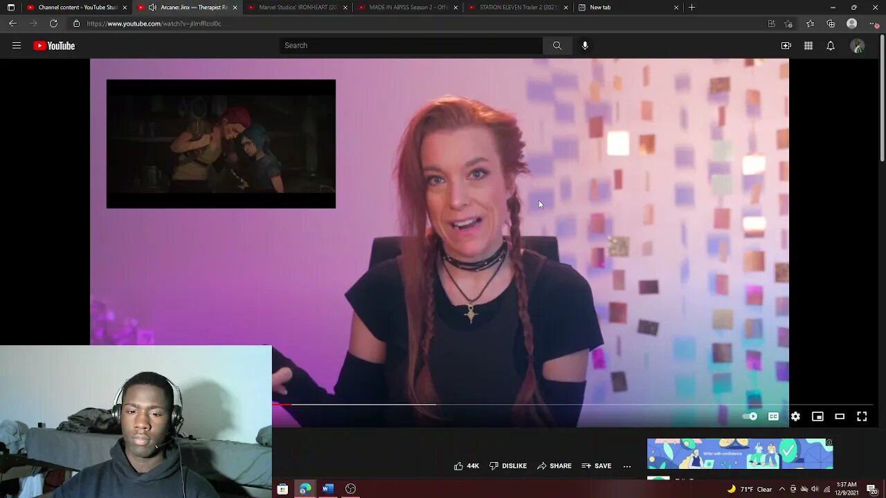 REACTION!!Arcane: Jinx — Therapist Reacts!