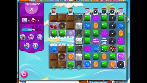 Candy Crush Level 3010 Talkthrough, 17 Moves 0 Boosters