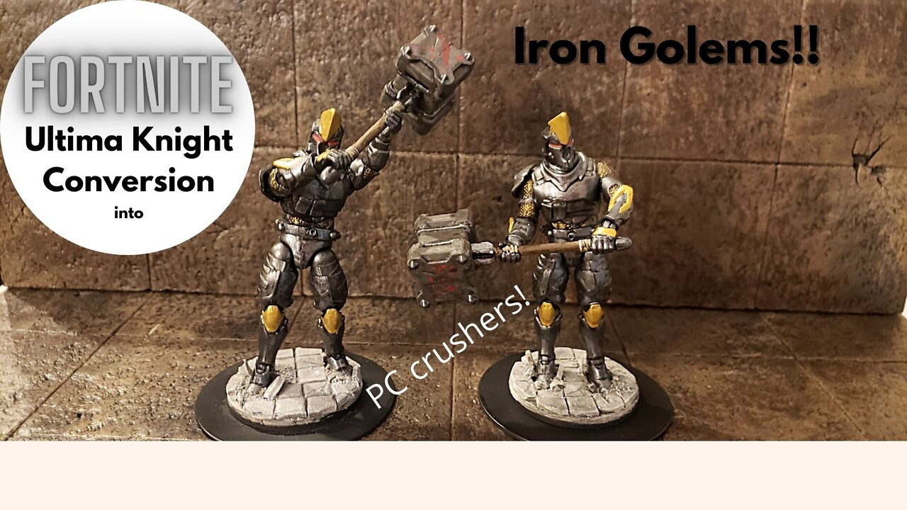 FORTNITE Ultima Knight conversion into Iron Golems!!