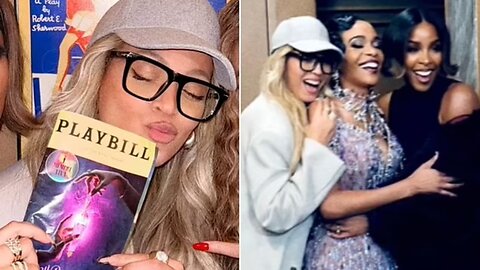 Destiny's Child Reunite to Support Michelle Williams on Broadway | Beyoncé & Kelly Celebrate