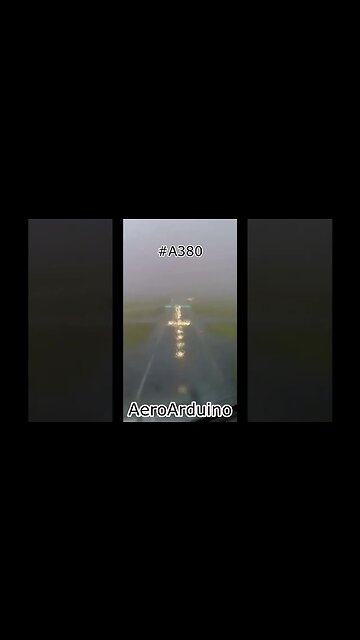 Watch #A380 Autopilot Lands In Extreme Conditions #Aviation #Avgeeks #AeroArduino