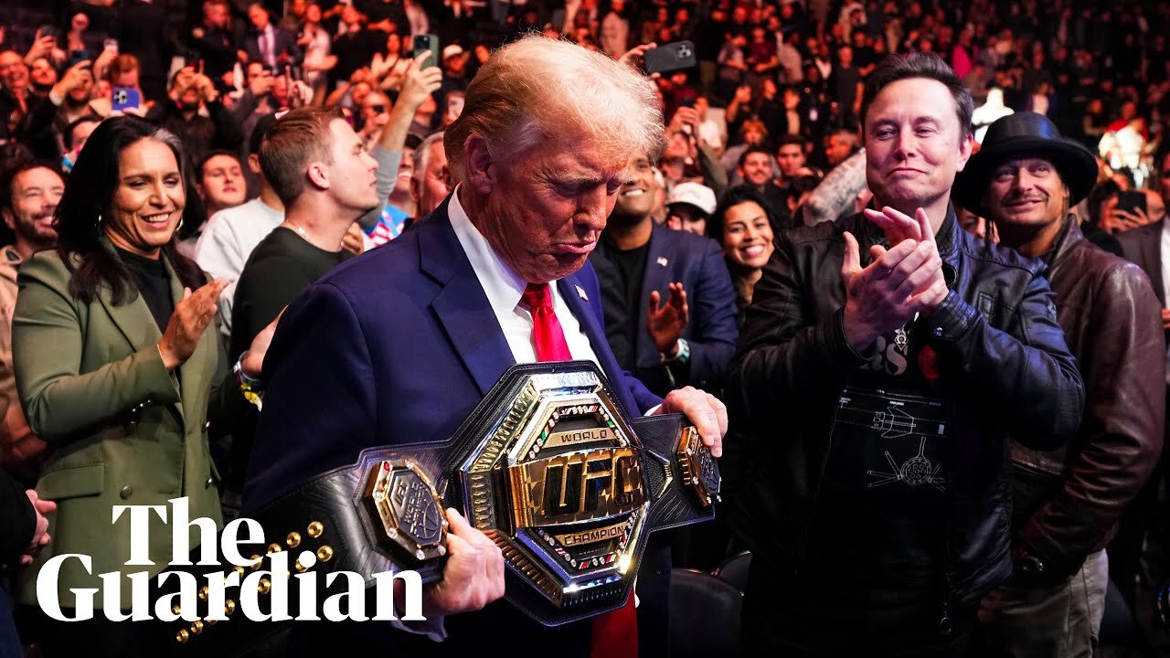 Donald Trump attends UFC match with key allies Musk, Rogan, and RFK Jr