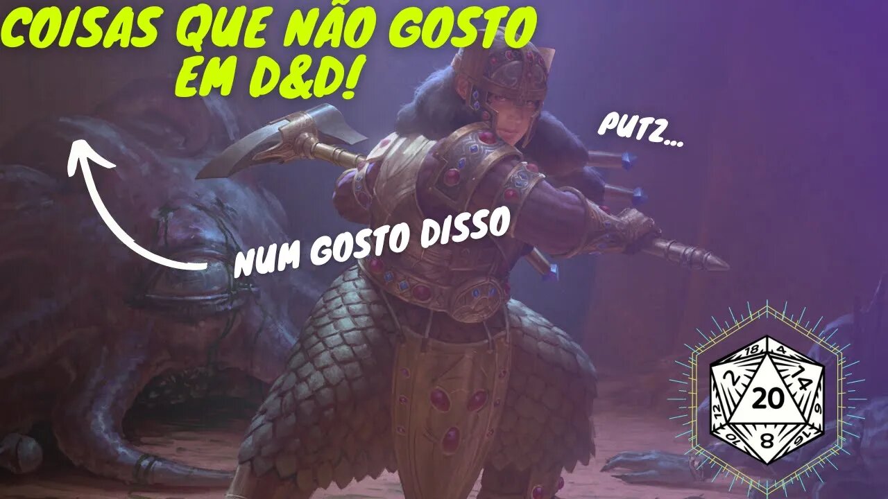 5 coisas que não gosto em D&D 5E!