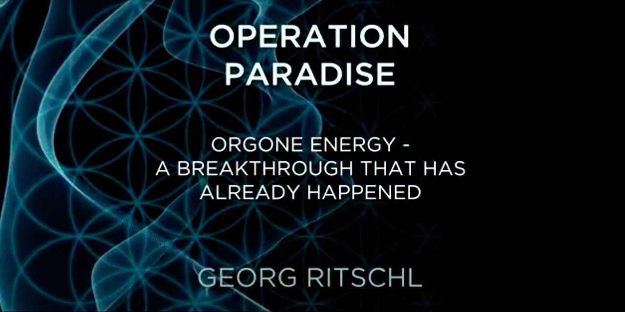 Orgone Energy - A breakthrough that has already happened - GLOBAL BEM conference Nov 2012