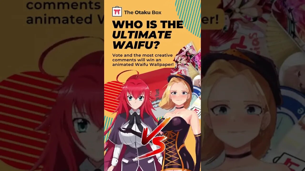 Who is the ultimate Waifu? Rias or Android 18? Get your phone Waifu! #Shorts