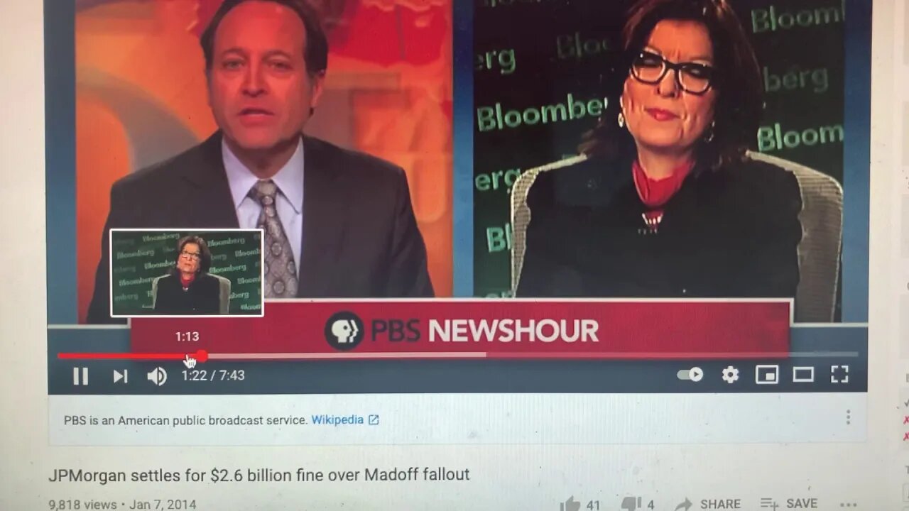 JP Morgan pulled its own $$ from Madoff fund before collapse