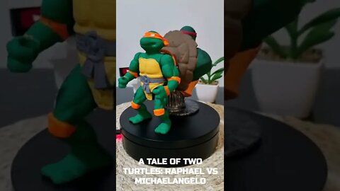 Raphael and Michaelangelo Ninja Turtles 3D Prints TMNT #shorts #3dprinted #tmnt #3dprinting