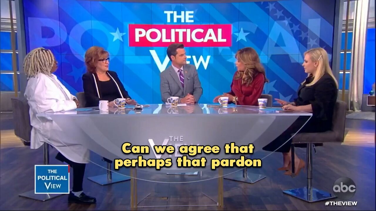 Future Attorney General Matt Gaetz went on The View and singlehandedly SCHOOLED them all.