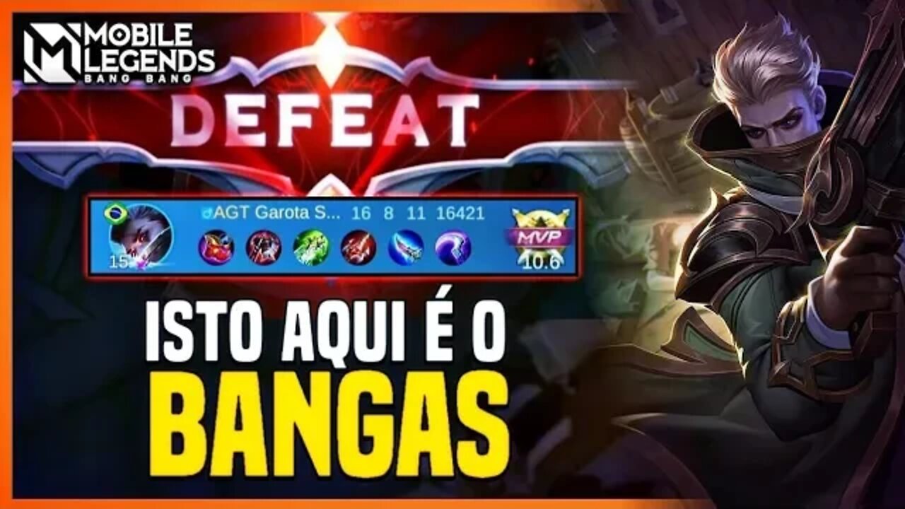 Isso é o BANGAS MEUS AMIGOS | Time HORRÍVEL | MLBB