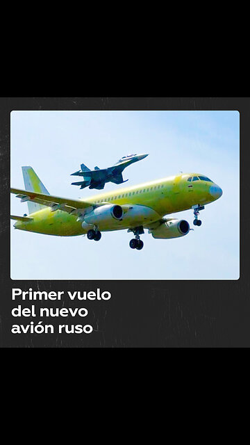 El avión ruso SSJ 100 fabricado con componentes nacionales realiza su primer vuelo