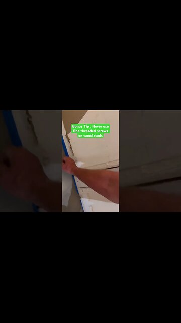 Drywall Screws-to Short?#bubba #handyman #drywall