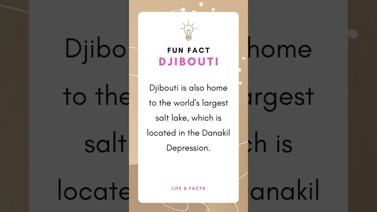 Fun Facts Djibouti