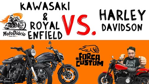 KAWASAKI e ROYAL ENFIELD incomodam a HARLEY DAVIDSON