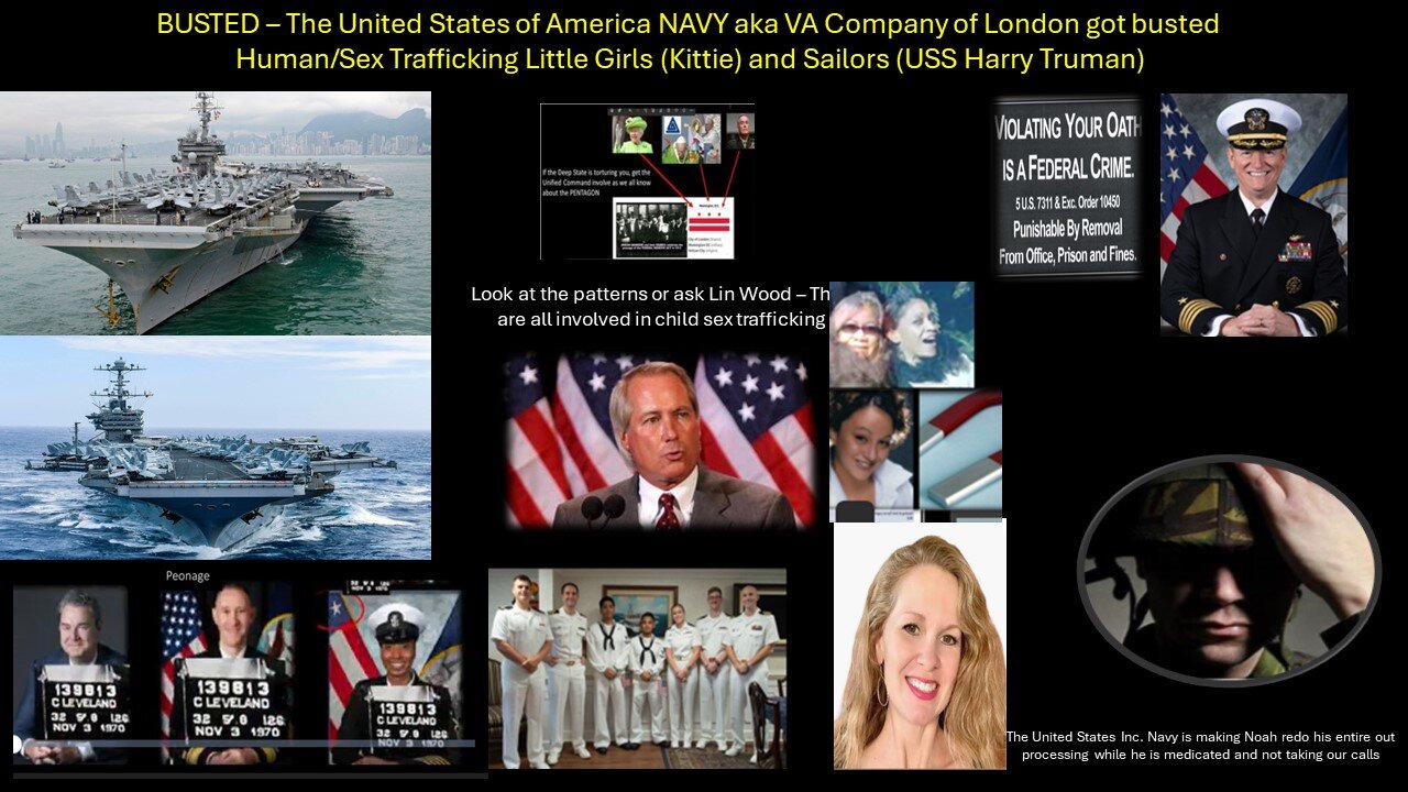 Busted: The United States Inc and the United States of America is trafficking our children & Sailors