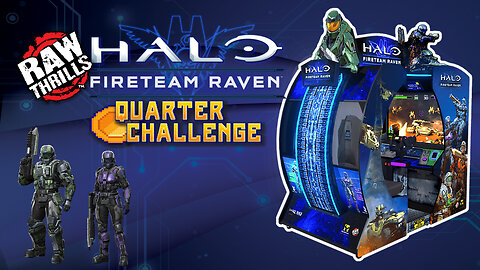 QUARTER CHALLENGE - Raw Thrills Halo Fireteam Raven Arcade 2 Player Playthrough Ending Teknoparrot