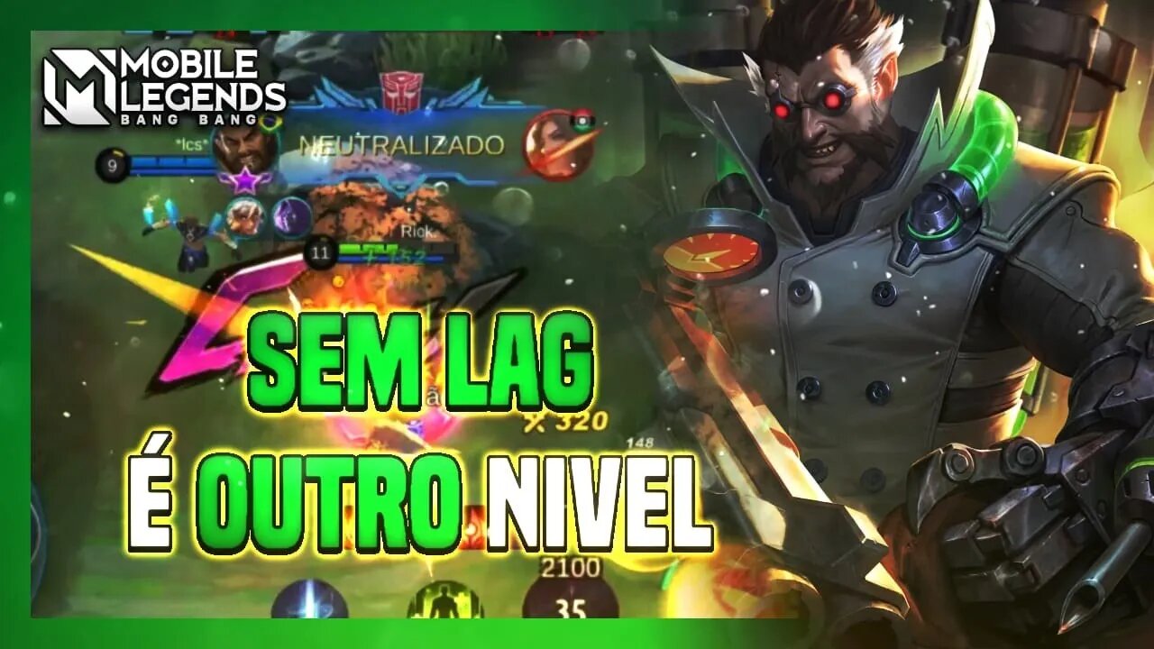 COMO É BOM JOGAR SEM LAG NOVAMENTE | Mobile Legends