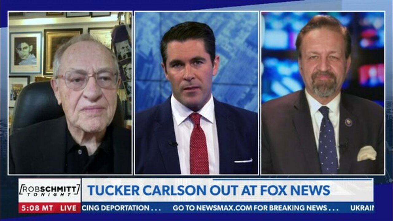 Sebastian Gorka and Alan Dershowitz join Rob Schmitt to discuss Tucker Carlsons release at Fox News