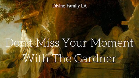 Don't Miss Your Moment With The Gardener // Divine Family LA