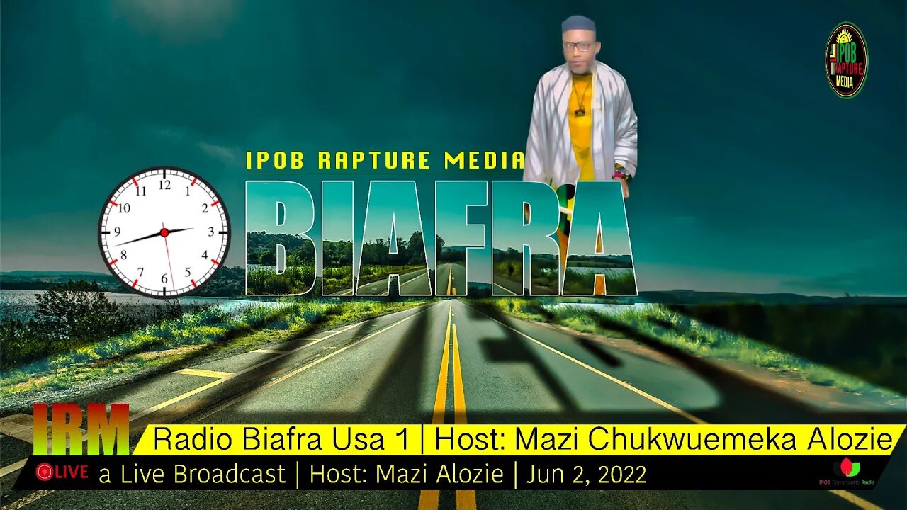 Welcome To The University Of Radio Biafra | USA 1 | Host:Mazi Alozie | Jun 2, 2022