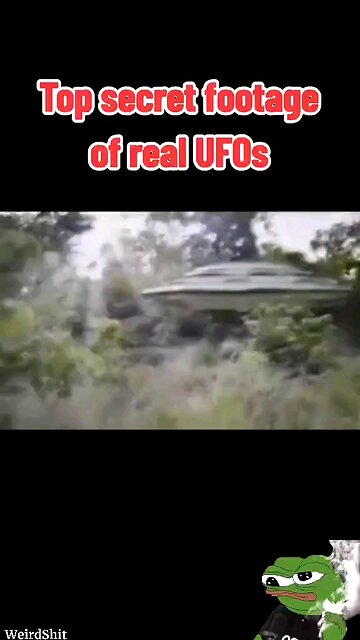 top secret 🛸 👽 👾 🛸 UFO footage apparently