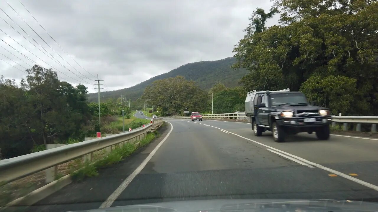 Driving in Gold Coast Hinterland - QUEENSLAND - AUSTRALIA