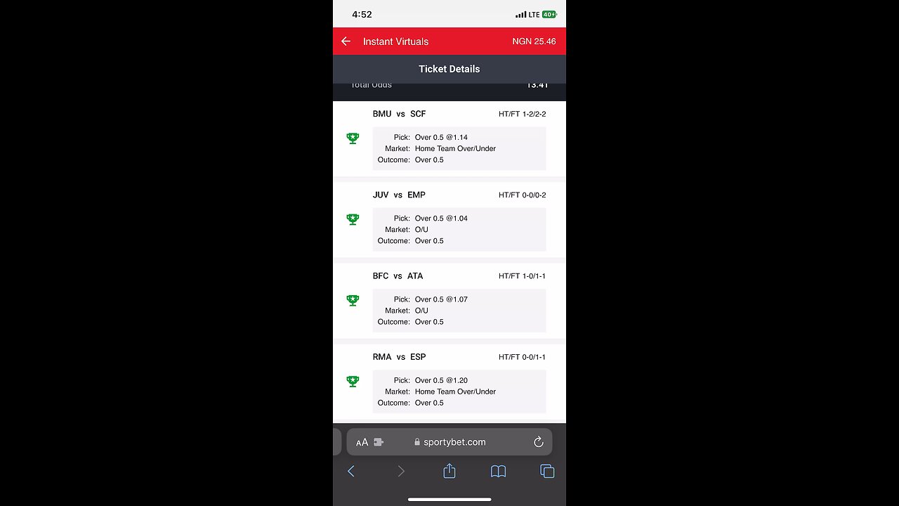 how i almost won a 1 million on Virtual betting