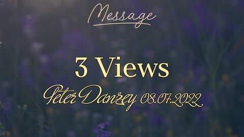 3 Views: Peter Danzey 08.07.2022