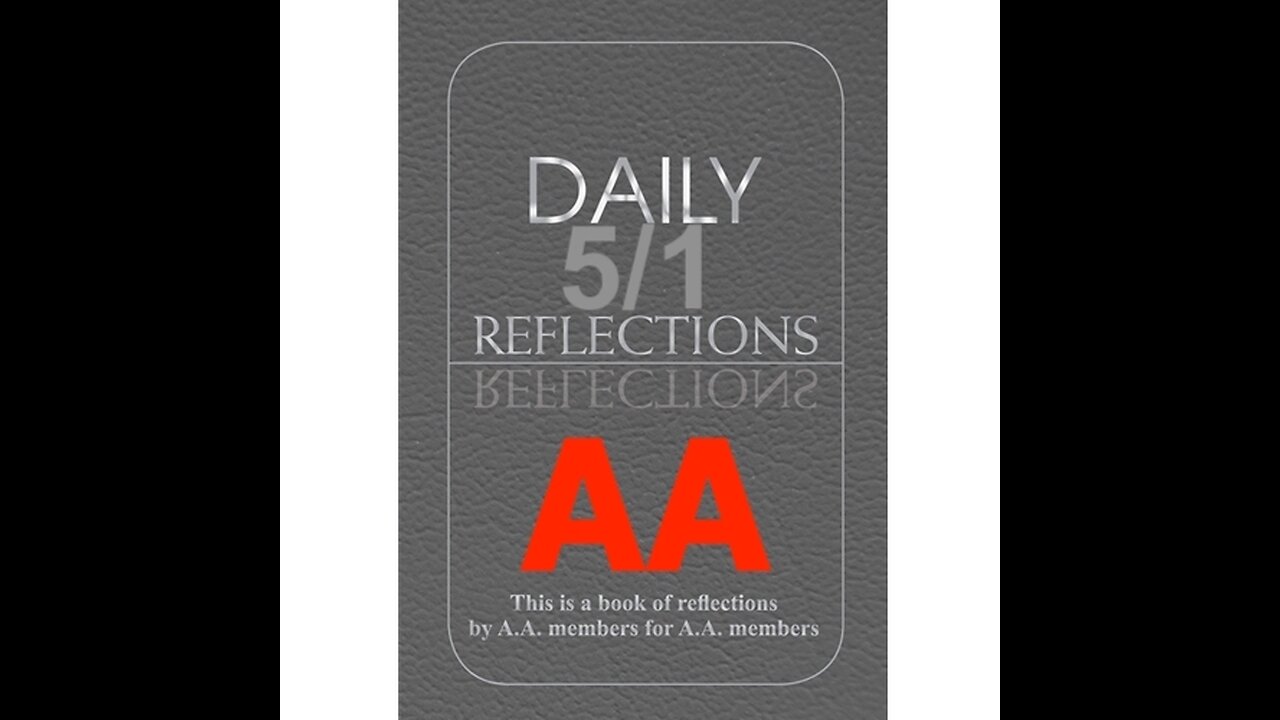 Daily Reflections – May 1 – A.A. Meeting - - Alcoholics Anonymous - Read Along