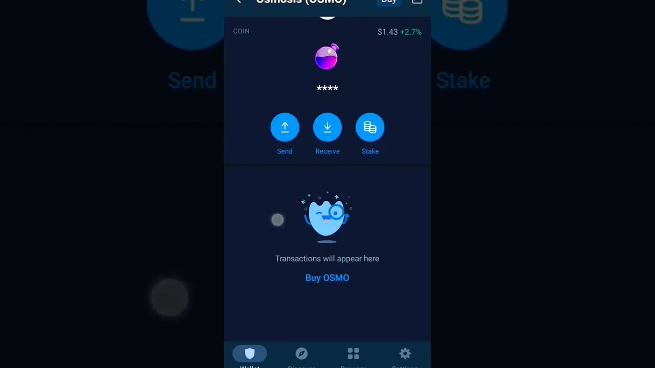OSMOSIS STAKING CRYPTOCURRENCY IN TRUSTWALLET #trustwallet #staking #cryptostaking #osmosis #eth