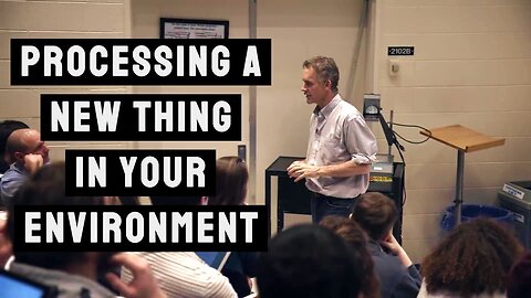 How do You Process A New thing in Your Environment? | Jordan Peterson