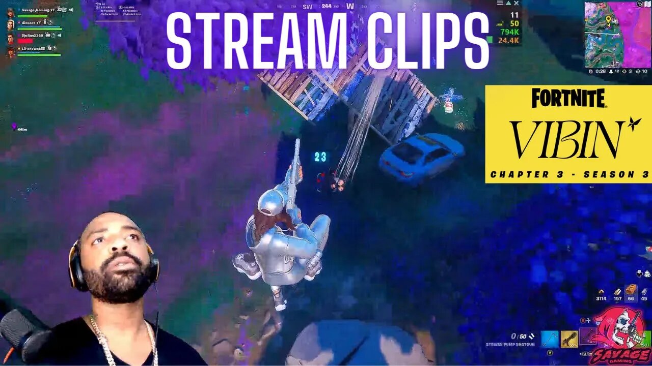 FORTNITE [LIVE] STREAM CLIPS CHAPTER 3 SEASON 3