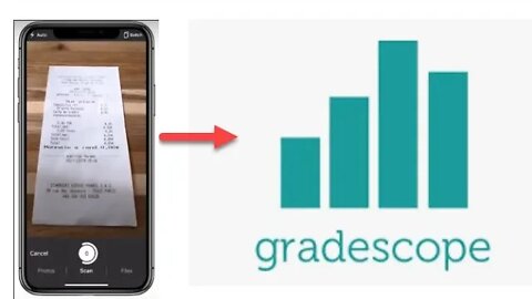 How to scan and submit to gradescope with your phone