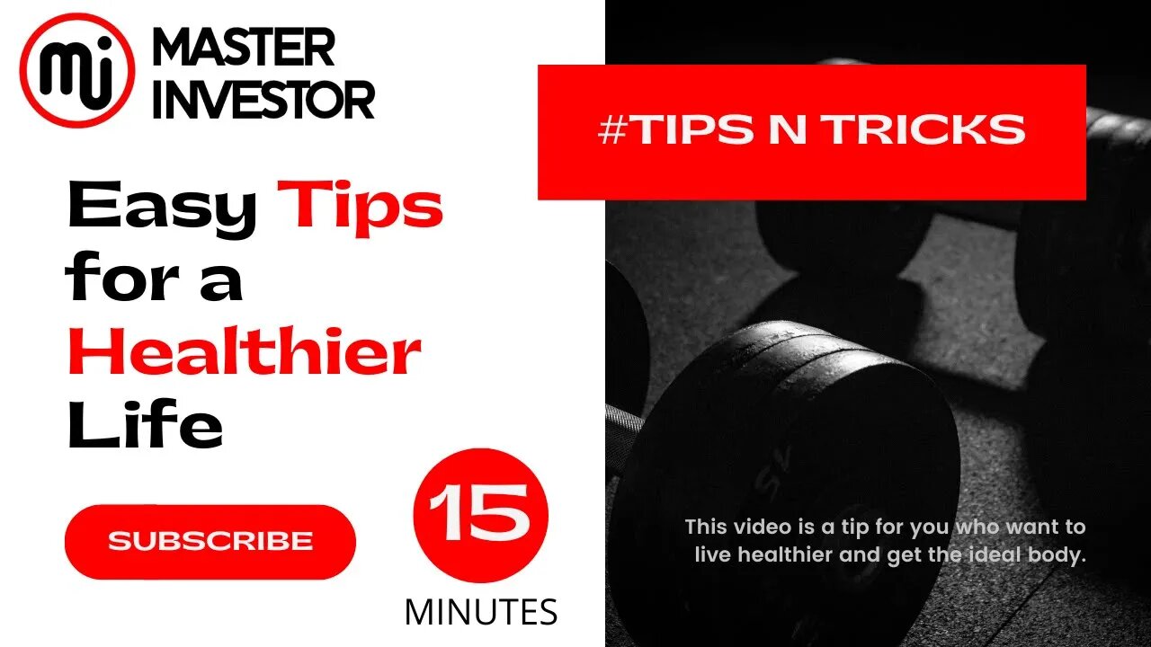 Simple work out that gets your legs in shape! Join MASTER INVESTOR