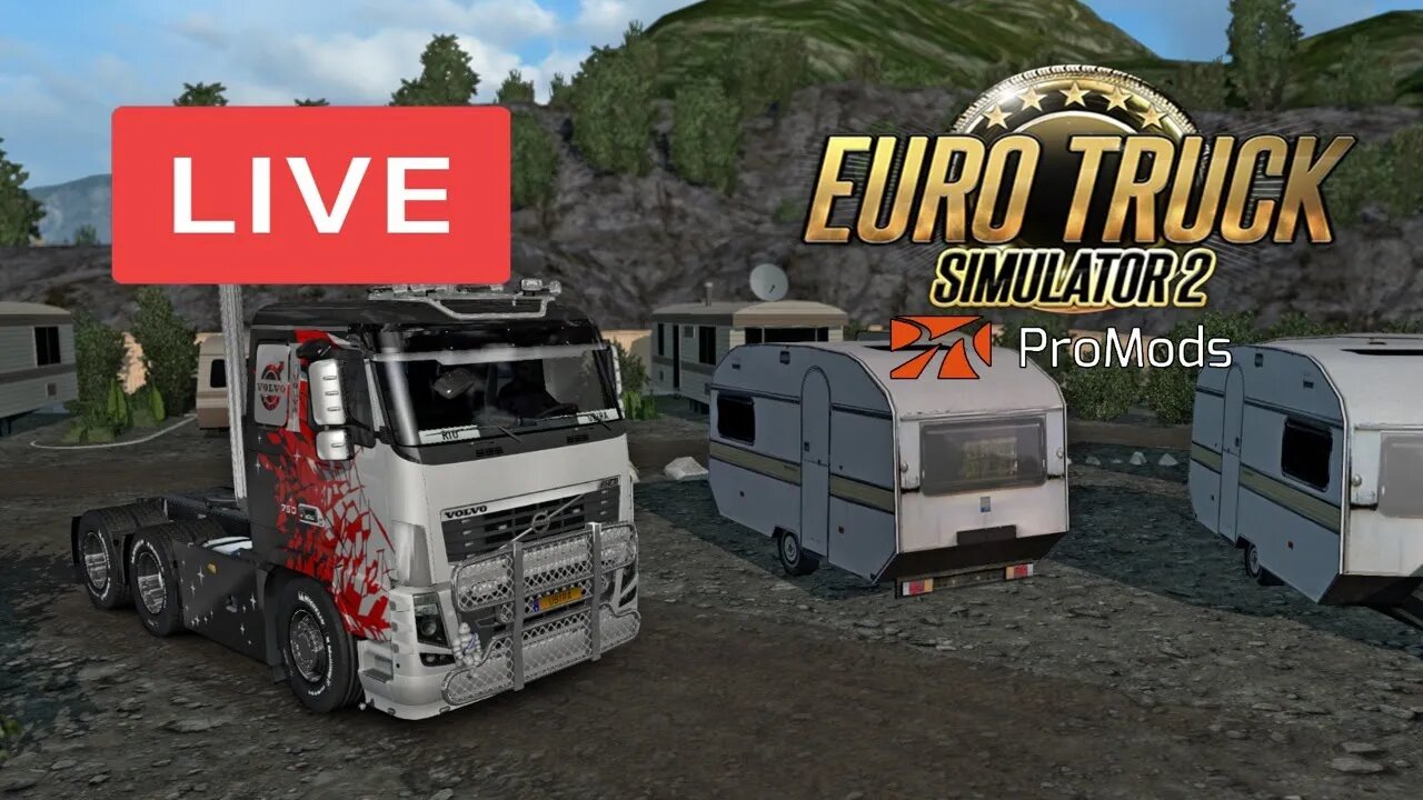 Live - Euro Truck Simulator 2 - ProMods - Viagem pelo mundo, parte 2.