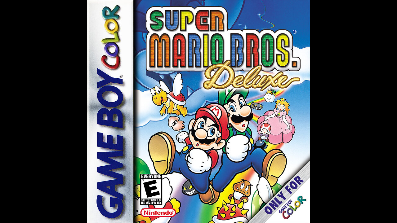 Super Mario Bros. Deluxe (1999, Game Boy Color) Full Playthrough